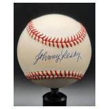 Boston Red Sox Great "Johnny Peskey" Autographed Baseball with COA