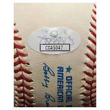 Boston Red Sox Great "Johnny Peskey" Autographed Baseball with COA