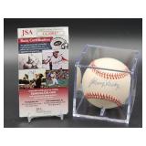 Boston Red Sox Great "Johnny Peskey" Autographed Baseball with COA