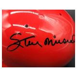 Boston Red Sox HOFer Great "Stan Musial" Autographed Baseball Mini Helmet with COA
