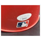 Boston Red Sox HOFer Great "Stan Musial" Autographed Baseball Mini Helmet with COA