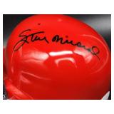 Boston Red Sox HOFer Great "Stan Musial" Autographed Baseball Mini Helmet with COA