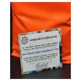 New York Giants RB Great "Ottis Anderson" Autographed Endzone Pylon Marker with COA