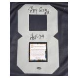 Oakland Raiders Great "Ray Guy" Autographed Football Jersey with COA