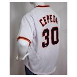 San Francisco Giants HOFer Great "Orlando Cepeda" Autographed Baseball Jersey with COA