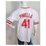 New York Yankees Great Player & Manager "Lou Piniella" Autographed Baseball Jersey with COA