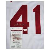 New York Yankees Great Player & Manager "Lou Piniella" Autographed Baseball Jersey with COA