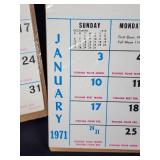 (3) Vintage Wildlife of America Calendars