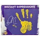 Authentic 2017 Panini Instant Former Minnesota Vikings "Dalvin Cook" Autographed Jumbo RC Card with Hand Print