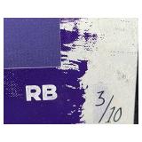 Authentic 2017 Panini Instant Former Minnesota Vikings "Dalvin Cook" Autographed Jumbo RC Card with Hand Print