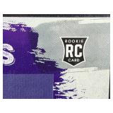 Authentic 2017 Panini Instant Former Minnesota Vikings "Dalvin Cook" Autographed Jumbo RC Card with Hand Print