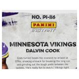 Authentic 2017 Panini Instant Former Minnesota Vikings "Dalvin Cook" Autographed Jumbo RC Card with Hand Print