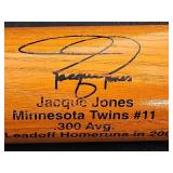 Former Minnesota Twins Great "Jacque Jones" Autographed Baseball Bat No COA