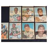 Assorted Vintage 1969 T.C.G. Topps NFL & MLB Mini Paper Posters