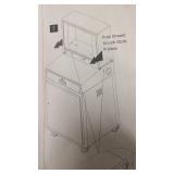 Upper part of a rolling equipment cart BR