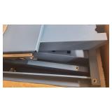 Lower half of a rolling work cart BR