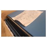 Lower half of a rolling work cart BR