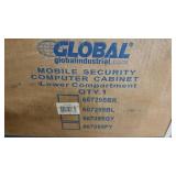 Top and Bottom of Mobile Security Computer Cabinet BR