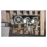 Heavy duty machinery with readout stand