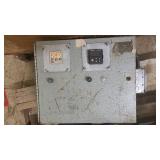 Heavy duty machinery with readout stand