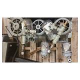 Heavy duty machinery with readout stand