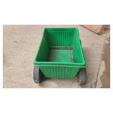 Gardening rolling cart on thick wheels BR
