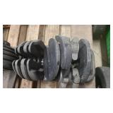 2x Adjustable weight sets