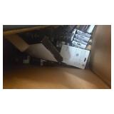 Bin of Textiles and Lightbulbs BR