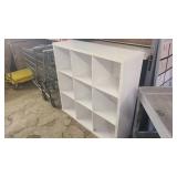 Assembled 6 cube storage shelf