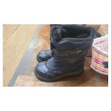 Childrens snow boots and bike parts