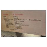 Glam Mirror Border Cheval Mirror in black