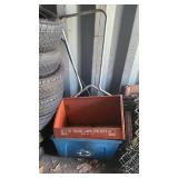 Rolls of wire mesh and seeders OS