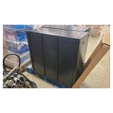 Three Tiered File Cabinet with pull out shelves