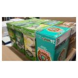 Variety box of Keurig Coffee flavors in date