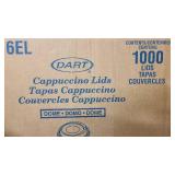 1000 Cappuccino Lids new in box