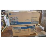 2 Boxes of Pacific Blue 2-ply tissue boxes