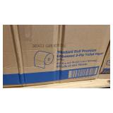 Box of standard Roll Premium embossed 2-ply Toilet Paper
