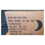 MRE Meals Ready to Eat new in case! Menu B