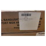 48x24x72 5-shelve steel shelving in black