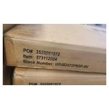 48x24x72 5-shelve steel shelving in black