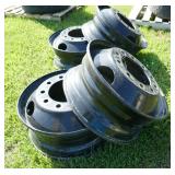 Set of 4 Truck Rims 10 bolt 22.5