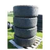 Set of 4 RidgeGrappler tires 37x12.5xR22 with rims