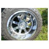 Set of 4 RidgeGrappler tires 37x12.5xR22 with rims