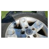 Set of 4 Continental tires and rims