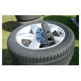 Set of 4 New Yokohama tires and rims 225/50/R17