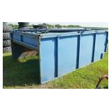 Wood chipper truck box 7x10 ft x 45 inches tall