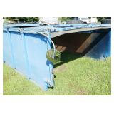 Wood chipper truck box 7x10 ft x 45 inches tall