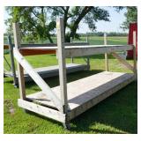 Storage rack on wheels 4x12 ft