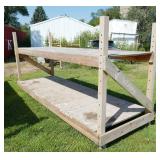 Storage rack on wheels 4x12 ft