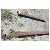 Set of 6 ft fork extensions